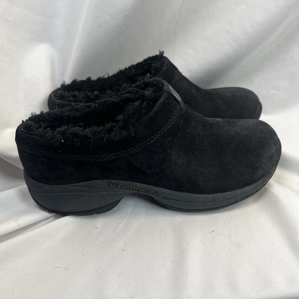 Merrell Primo Chill Slip on Comfort Slippers Womens Size 6 J63260 Black - Picture 3 of 9
